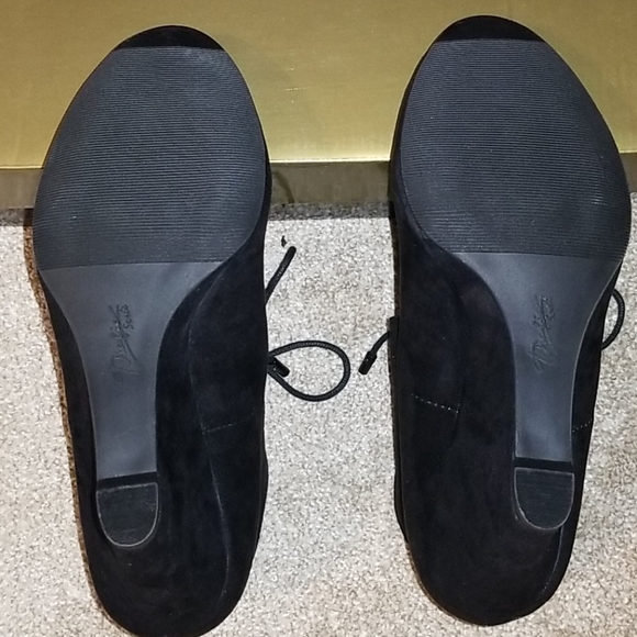 Black suede ankle boots - Picture 4 of 4